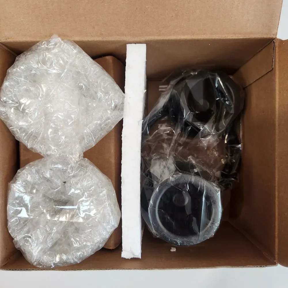 Black Stand With Two Frosted Glass Tealight Holders New with Box‎